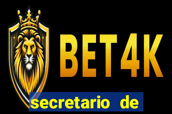 secretario de esporte salario